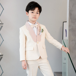 Nuevo Traje Formal para Niños, Blazer, Traje de Boda, Chaqueta+Pantalón+Corbata+Pajarita, 4 Piezas, Traje Escolar para Niños, Trajes de Fiesta, Ropa para Actuaciones - Product Image 3