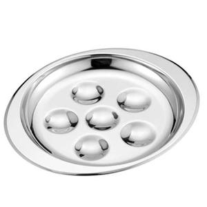 Yolecen Wegwerp Roestvrijstalen Franse Slak Plaat Metalen Escargot Plaat Schotel Clip Voor Buffet Frans Serviesgoed Bakplaat - Product Image 5