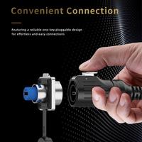 Conector Industrial Tipo-C Macho-Hembra Reforzado LP16 IP67 Anti-UV para Sistemas de Iluminación LED para Exteriores