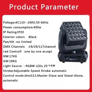 AOPU 350W led tête mobile lavage matrice faisceau barre lumière <span class=keywords><strong>disko</strong></span> lumière led matrice lumière pour scène - Product Image 3