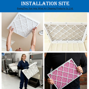Nuevo Filtro de Panel Impermeable de Eficiencia Media para Sistemas de Ventilación Comerciales e Industriales, Prefiltro HVAC para Partículas de Aire - Product Image 5