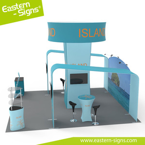 Chất lượng đảm bảo Pop Up miễn phí đứng Giày hiển thị Booth Thiết kế nhôm hiển thị - Product Image 6