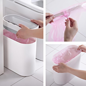 ELPHECO 8L Smart Sensor Trash Can Waterproof Slim Standing Design Anti-odor Easy Clean For Bedroom Bathroom - Product Image 5