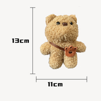 Sac à dos petit ours pendentif peluche poupée cartable pour enfants porte-clés vente en gros mignon
