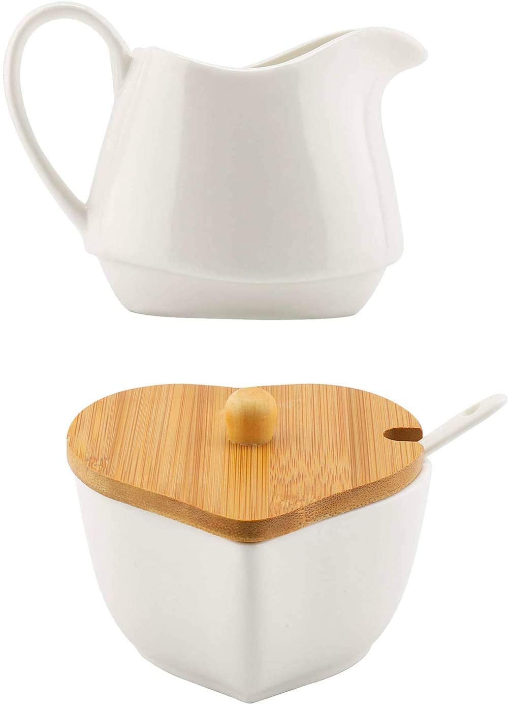 Zuccheriera In Ceramica 1200 Ml Con Coperchio E Cucchiaio: Barattolo Per Sale E Spezie, Colori Sfumati Rosa/blu, Per Cucina E Ristorante