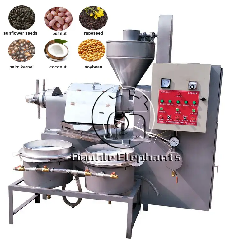 6YL-95A 6YL-120A Automatic copra groundnut sunflower oil press mill expeller extraction machine