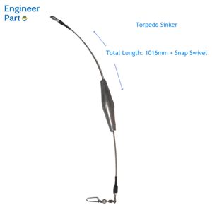 Poids de pêche 24-48 Laisse de pêche à la traîne diamantée avec plomb pour Wahoo à grande vitesse - Product Image 5