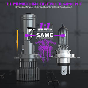 โปรเจคเตอร์เลนส์ขนาดเล็ก X-7SEVEN Lumino Pro H4 ไฟสูง/ต่ำ 120W สว่างพิเศษ 12000lm H4 มินิไบ-แอลอีดี - Product Image 5