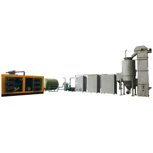 Fornecedores pequenos de gaseificador de biomassa de casca de cacau/máquina de pirólise de resíduos de plástico/máquina de pirólise de biochar madeira
