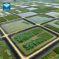 Géomembrane HDPE à double texture OBOR - Revêtement écologique pour bassins et étanchéité pour l'aquaculture et les projets complexes