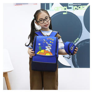 Moda lindo Mini niño niños dibujos animados estampado mochilas bolsas con monedero pequeño 2 uds niños mochila escolar para niños pequeños - Product Image 3