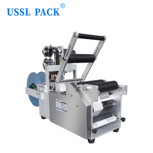 Sistema de Etiquetado de Botellas Redondas de Escritorio LM-50T para Etiquetado Circular de Botellas de Agua de Plástico y Vidrio, Máquina Etiquetadora Semiautomática - Product Image 3