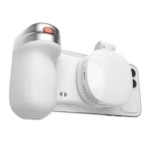 Fun Shot Magnetic Phone Camera DSLR Style Shutter Grip for Magsafe iPhone & Android with Detachable Wireless Shutter Button