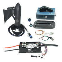 Moteur de propulseur sous-marin sans balais étanche Flipsky 65161 6000W 120KV pour propulsion hors-bord de bateau électrique avec tension 6-20S