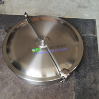 Manhole rond à pression normale en acier inoxydable sanitaire SS304 de haute qualité pour cuve de fermentation