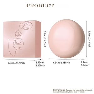 Poudre illuminatrice pressée longue tenue pour le visage, mini highlighter individuel pour les joues, vente en gros sur mesure - Product Image 3