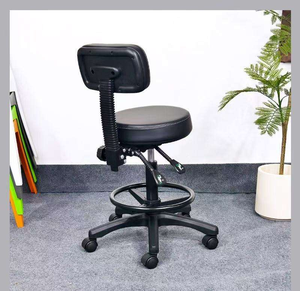 <span class=keywords><strong>Chaise</strong></span> pivotante pneumatique moderne de haute qualité avec siège en cuir à pédale fixe pour salon de beauté, salon de coiffure, bureau, laboratoire médical - Product Image 6