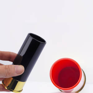 Juego de vasos de chupito de calibre 2oz de 4 vasos de chupito en forma de concha Bullet Cup 12 GA Vaso de chupito - Product Image 5