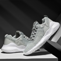 Chaussures de sport basses athlétiques en gros, tendance mode, baskets de course de créateur, en tissu respirant et extensible, légères pour l'entraînement