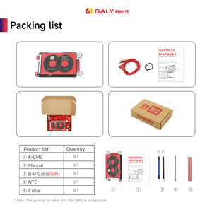 Daly E xe đạp BMS cho ngân hàng điện cầm tay AGV Xe Lăn Điện LiFePO4 12S 36V 40A Pin LFP 12S BMS Board daly - Product Image 6