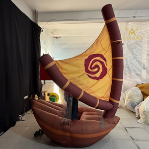 Globo Inflable con Forma de Barco Pirata de 3m de Altura para Niños, Accesorio para Jugar en Parques de Diversiones - Product Image 4