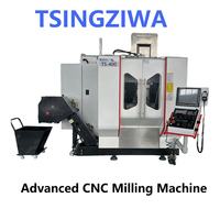 Centre d'usinage vertical CNC 5 axes haute précision VMC TS-400 avec changeur d'outils automatique, équipé Syntec
