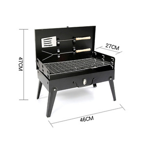 户外家庭炉灶组装折叠烤箱野营便携式木炭室内烧烤烤架 - Product Image 5