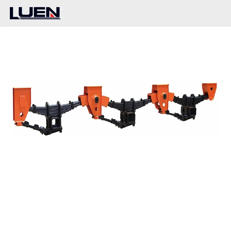 Trailer Parts American Type Suspension com Leaf Spring Three Axle Cantilever Suspensão à venda