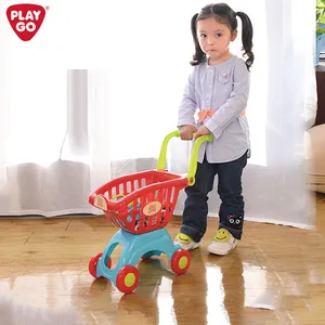 Playgo carrinho de compras brinquedos de cozinha carrinho de compras infantil personalizado