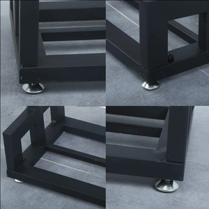 Soporte de leña moderno para interiores/exteriores de alta resistencia, estante de almacenamiento de madera de Metal apilable para el hogar, chimenea, accesorios para chimenea - Product Image 4