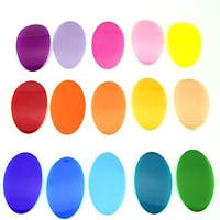 Filtres optiques et colorés de qualité professionnelle Verre optique en verre sablé pour les applications d'éclairage