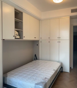 מיטת מרפי מתכתית מודרנית מתכווננת עם עיצוב מיטת קיר מתקפלת, פאנל סִגְנוֹן - Product Image 3