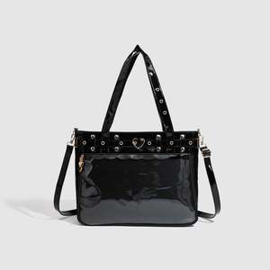 Vente en gros de sacs à main en cuir fourre-tout décontractés à la mode pour femmes sac à bandoulière à fermeture éclair - Product Image 3