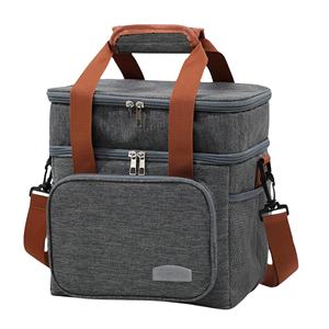 Sac isotherme de pique-nique et de transport pour repas, boissons, aliments et fruits, sac bandoulière de voyage pour hommes et femmes, <span class=keywords><strong>commande</strong></span> <span class=keywords><strong>en</strong></span> gros mixte, prêt à expédier - Product Image 2