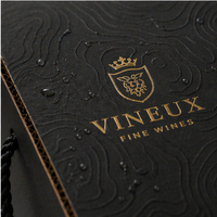 Boîte à vin double personnalisée en gros avec logo, étanche, avec poignée et doublure en éponge, emballage en carton ondulé pour 2 bouteilles