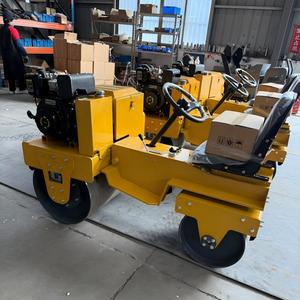 Rouleau compresseur léger à double roue en acier 650 kg XMR070 à marche arrière à vendre - Product Image 1