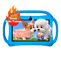 Tablet Anak 7-inci MTK Performa Tinggi Grosir 2GB+32GB Kamera Ganda 3000mAh Edukasi Android 12 Game