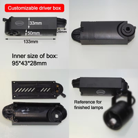 LEDEAST GUTC2 Vacío GU10 Base Spotlight Fixture 2 hilos 3 hilos trifásico MR16 GU5.3 Socket Track Lamp Bracket Housing