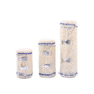 Bandage triangulaire médical souple et hautement élastique en coton crêpe, pansement de premiers secours d'urgence en gaze maillée - Product Image 5