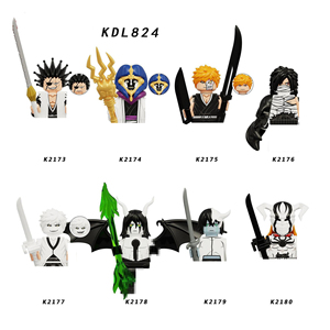 Bloques de Construcción de Anime Bleach, Figuras de Acción de Kurosaki Ichigo y Kuchiki <span class=keywords><strong>Rukia</strong></span>, Ladrillos Coleccionables Móviles, Juguetes de Regalo de Navidad - Product Image 5