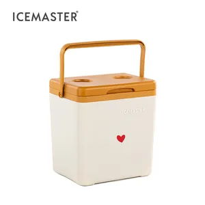 IceMaster中国供应商批发定制标志14l冰盒冷却器塑料便携式罐装啤酒冷却器