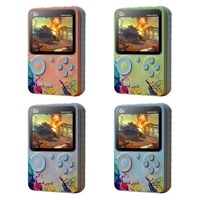 Consolas de Videojuegos, 500 Juegos Retro en 1, Salida AV, Dos Controles, Batería Recargable, Consola Portátil para Niños, Regalo
