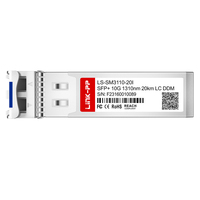 Módulo SFP 10G, Transceptor Óptico Dúplex LC, 20 km, Monomodo, 1310 nm, Industrial, con Certificaciones RoHS, REACH, FCC y CE