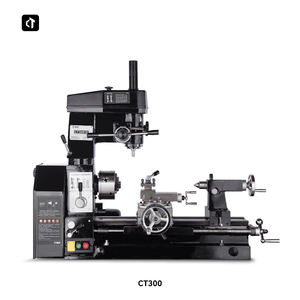 3 ב-1 ספסל עליון מחרטת מתכת כרסום CT300 מכונת מחרטה משולבת מחיר - Product Image 4
