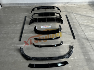Accesorios de coche, alerón divisor de labios delantero, faldón lateral difusor trasero para <span class=keywords><strong>VW</strong></span> Golf 8 ABS <span class=keywords><strong>Aero</strong></span> Kit - Product Image 3