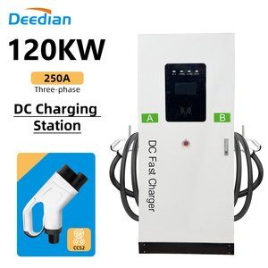 Deedian 120KW/160KW CCS EV DC ชาร์จเร็วได้รับการรับรอง CE จัดอันดับ IP54พร้อมสายชาร์จไฟฟ้าในรถยนต์5เมตร - Product Image 1
