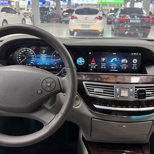 Écran double ZWNAV 12,3 pouces pour <span class=keywords><strong>Mercedes</strong></span> Benz W221 2006-13, Android 13, GPS, tableau de bord, autoradio multimédia, cluster numérique, horloge intelligente - Product Image 2