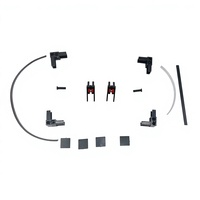 Moustiquaire plissée de haute qualité, ensemble complet avec accessoires de quincaillerie de fenêtre en alliage d'aluminium