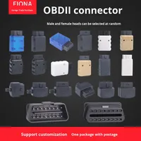 Analyseur de moteur de voiture OBD2 pour prise d'interface Bluetooth Connecteur 16 broches Mâle Boîtier d'assemblage J1962M Montage universel