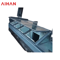 Fenêtre de toit en verre avec ouverture intelligente par télécommande, étanche, en alliage d'aluminium, anti-poussière, avec écran magnétique fixe